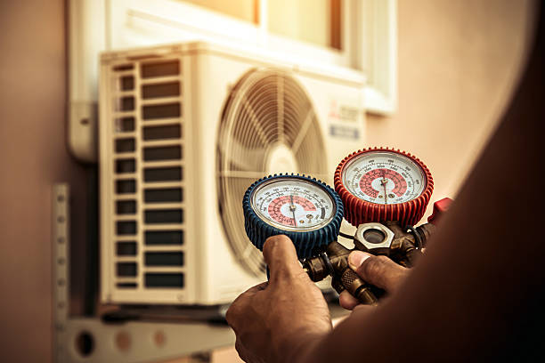 Professional Ductwork Repair technician working in Medusa, NY
